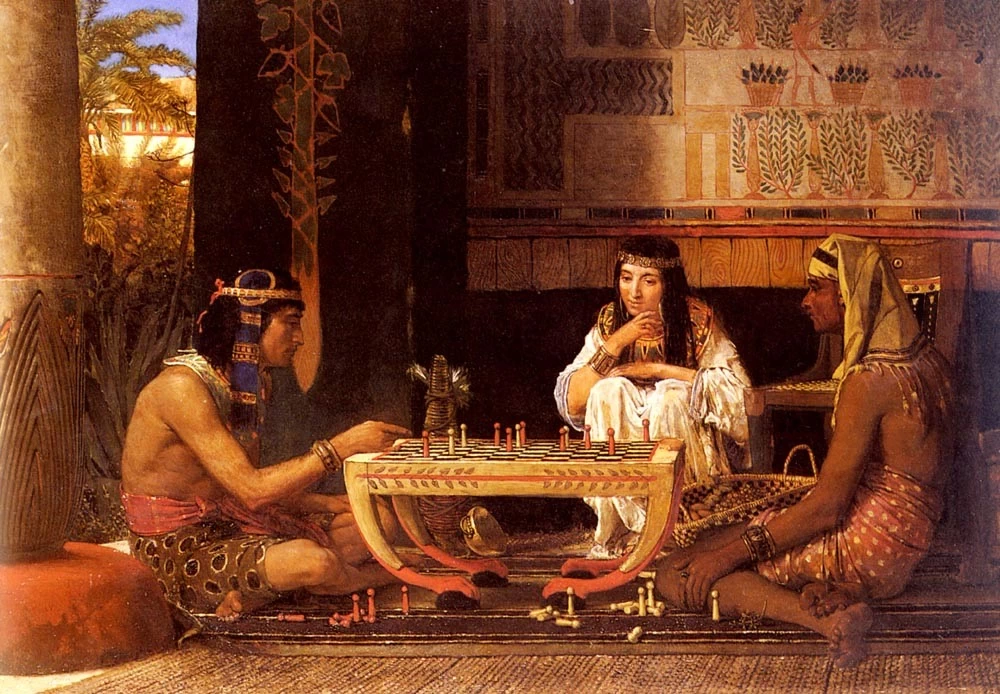 Giocatori di scacchi egiziani